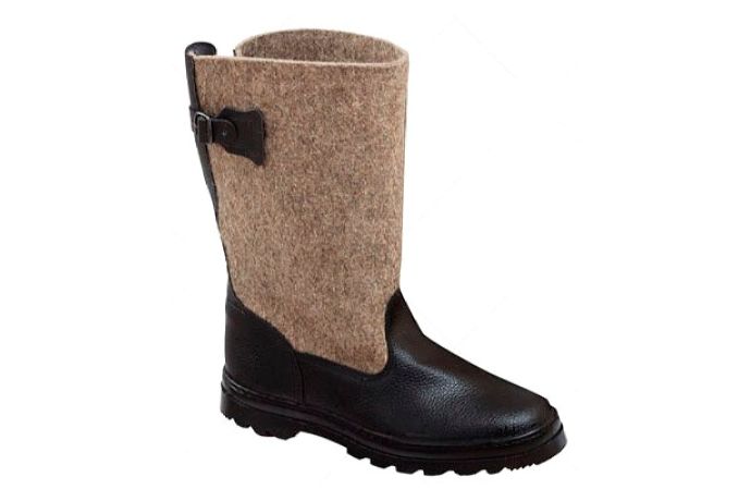 Валяная, комбинированная обувь