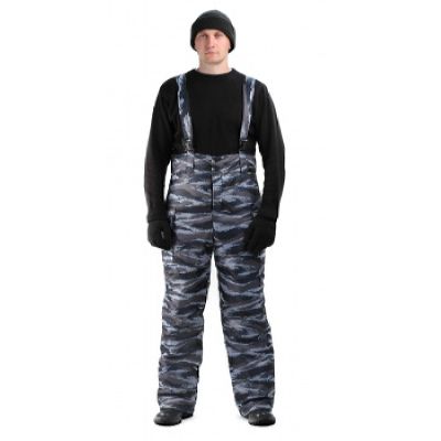 Брюки мужские Охрана зимние кмф серый вихрь