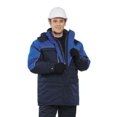 Куртка зимняя ФРИСТАЙЛ цвет: т.синий/василек