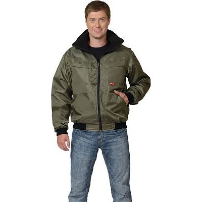 Куртка "СИРИУС-Пикник" демисезон.укороченная (тк. Оксфорд) Хаки