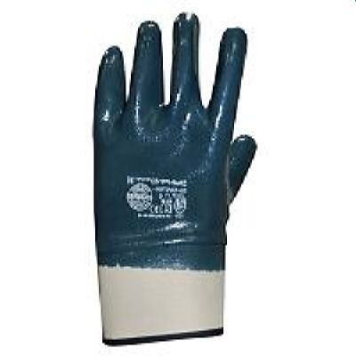 Перчатки нитриловые СИРИУС-НИТРИЛ КП (ЛЮКС), в уп.120пар с твёрдыми манжетами обливные, р. 9,10,11