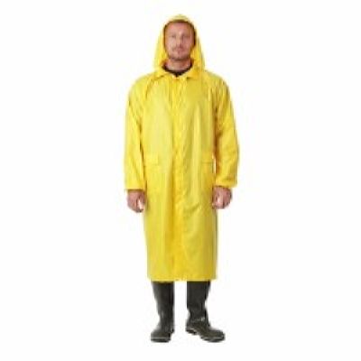 Плащ влагозащитный нейлоновый с ПВХ желтый