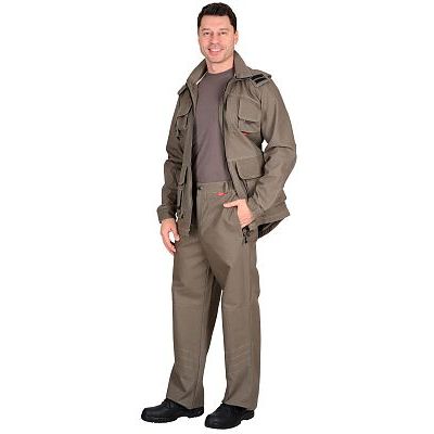 Костюм СИРИУС-Мичиган-2 куртка, брюки (тк. Canvas) темный песок