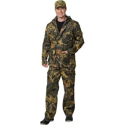 Костюм СИРИУС-Следопыт куртка дл., брюки (тк. Рип-стоп) КМФ Темный лес