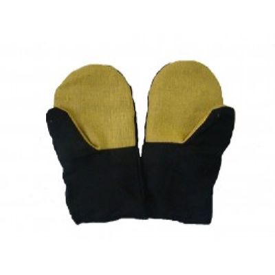 Рукавицы утепленные (искуственный мех) с брезентовым наладонником