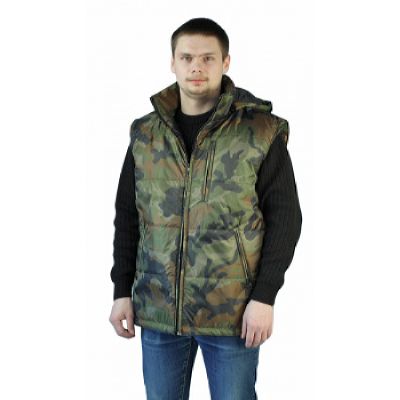 Жилет мужской Gerkon Delta утеплённый тк. Таффета Рип-стоп КМФ Нато