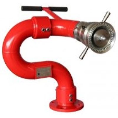 СТВОЛ ПОЖАРНЫЙ ЛАФЕТНЫЙ водопенный универсальный стационарный, с ручным управлением  ЛС-С50У, ЛС-С60У
