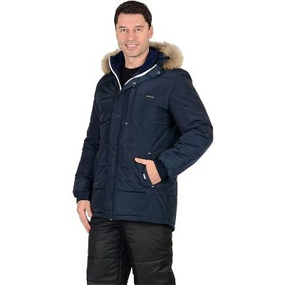 Куртка СИРИУС-ФОРВАРД: зимняя, мужская, цв. т-синий