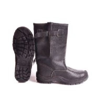 Сапоги с регулируемым голенищем ПУ, метал. подносок, иск. мех