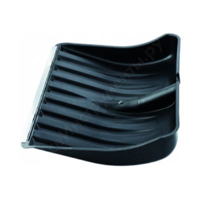 Лопата снегоуборочная пластиковая  460*400 с оцинк планкой