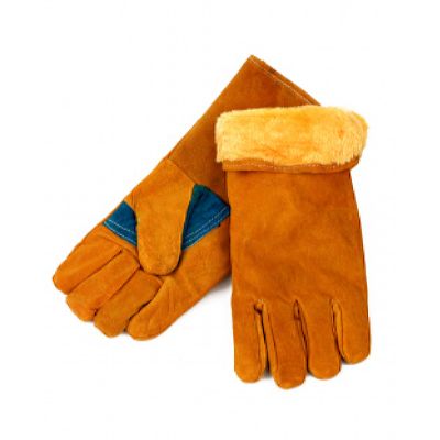 Краги спилковые тип Сибирь утепленные (60 пар в уп.)