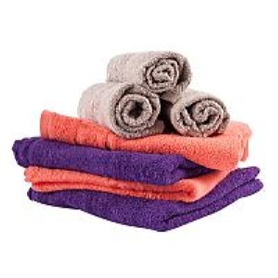 Полотенце махровое (50х90) гладкокрашеное (цвета в ассорт.) (Туркмения)