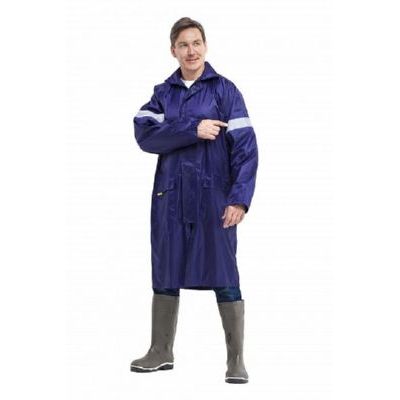 Плащ Рейн влагозащитный синий с СОП ПЛА245
