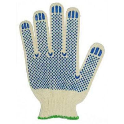 Перчатки х/б Стандарт ПВХ-точка 10 кл (300 пар в уп.)