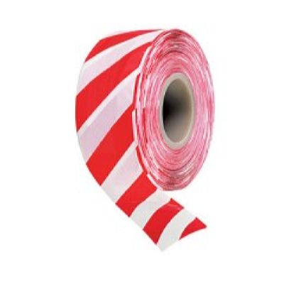 Лента оградительная ЛО-200 красно-белая