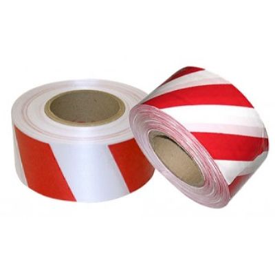 Лента оградительная ЛО-250 красно-белая