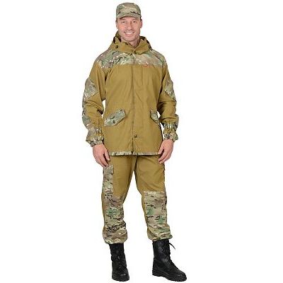 Костюм СИРИУС-Горка куртка, брюки (п-но палаточн.+отделка тк.Рип-стоп) Мультикам