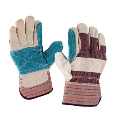 Перчатки комбинированные ткань - спилок, усиленные Докер