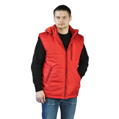 Жилет мужской Gerkon Delta утеплённый т. Дюспа Красный