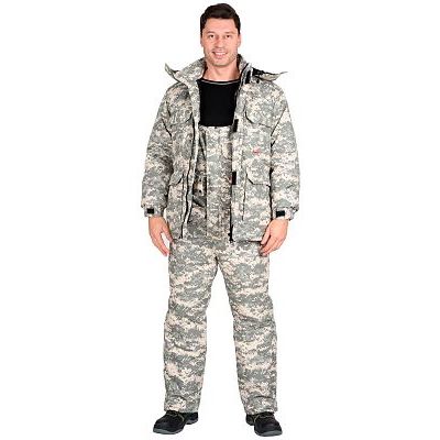 Костюм СИРИУС-Мустанг зимний: куртка, п/комб. (тк.Рип-Стоп) КМФ Пустыня