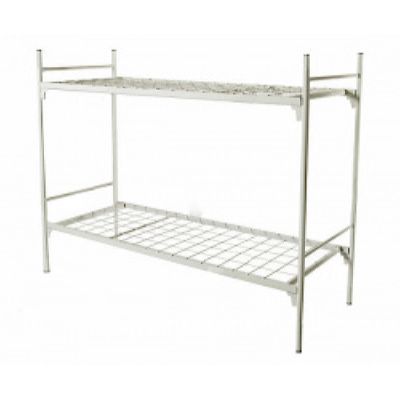 Кровать двухъярусная металлическая, порошковое покрытие