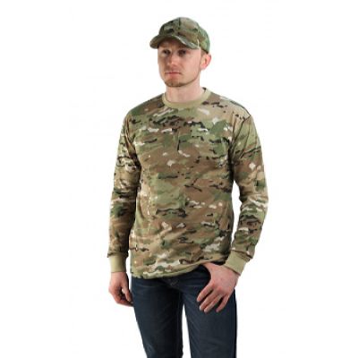 Футболка кмф с длинными рукавами "Мультикам"