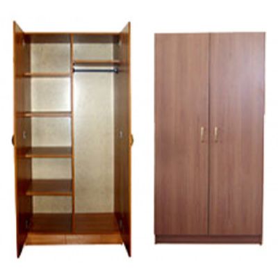 Шкаф для одежды  2-створчатый комбинированный