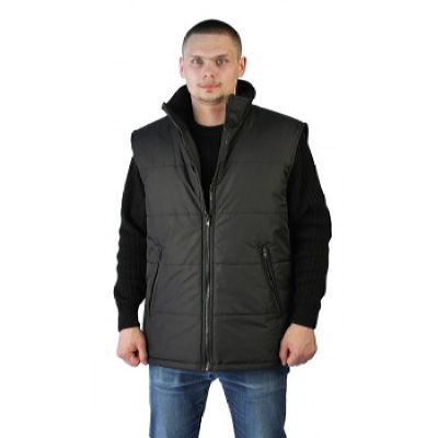 Жилет утепленный Nordwig-Rapid черный, тк дюспа