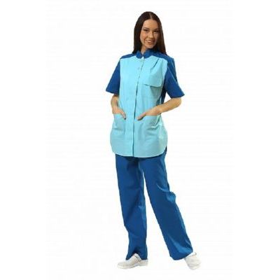 Костюм Октава бирюзовый/св.бирюзовый ТОР591