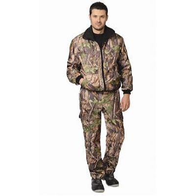 Костюм СИРИУС-Пикник демисезон.: куртка, брюки (тк. Оксфорд) КМФ Темный лес