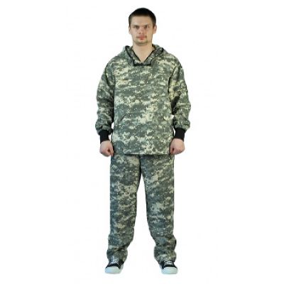 Костюм противоэнцефалитный, тк. сорочечная кмф Св.серая цифра