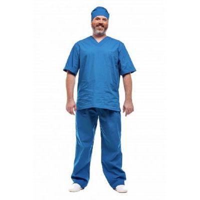 Костюм хирурга васильковый МЕД521