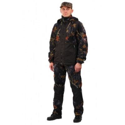 Флисовый костюм "Панда" кмф "Осень" с накладками,350г/м2