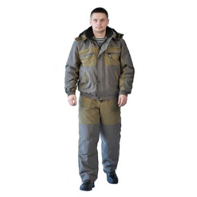 Костюм мужской Вихрь-Ямал демисезонный  хаки комбинированный 