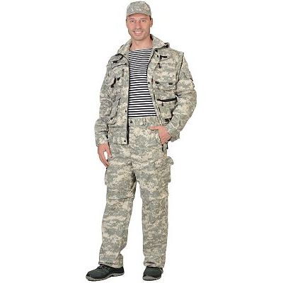 Костюм СИРИУС-Тигр КМФ Пустыня: куртка, брюки, жилет, шорты, 20 карманов!