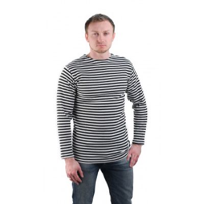 Тельняшка зимняя п/ш (чёрная)