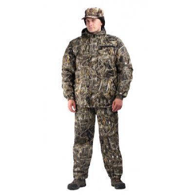 Костюм мужской Турист 1 зимний мембрана непромокаемый дышащий кмф Камыш