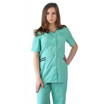 Костюм женский Сфера мятный с т-зеленым