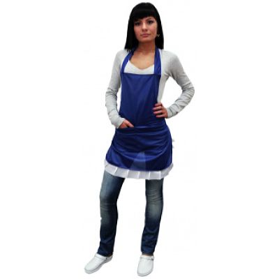 Фартук нейлоновый васильковый