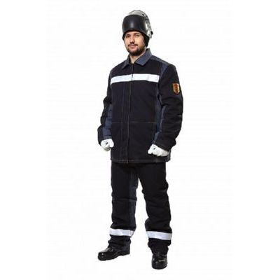 Костюм сварщика Файмер серый/черный (зимний) КОС341