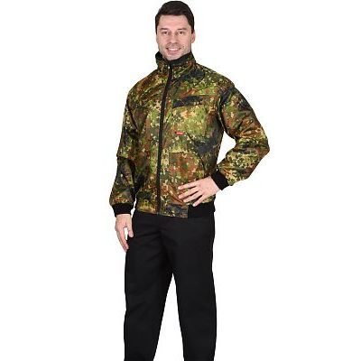 Куртка "СИРИУС-Пикник" демисезон.укороченная (тк. Оксфорд) КМФ Пиксель