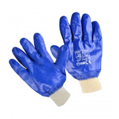 Перчатки нитриловые, манжет, полное покрытие (60 пар в уп.)