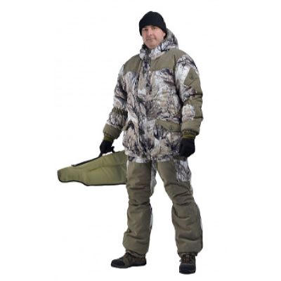 Костюм мужской Nordwig Donbass зимний мембрана непромокаемый дышащий кмф  Снежный лес