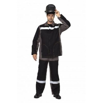 Костюм сварщика Файмер серый/черный КОС410