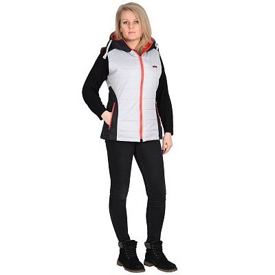 Жилет СИРИУС-ОЛИМПИЯ женский, серый с черным