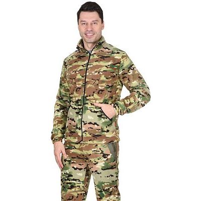 Куртка флисовая 260г/кв.м КМФ Мультикам