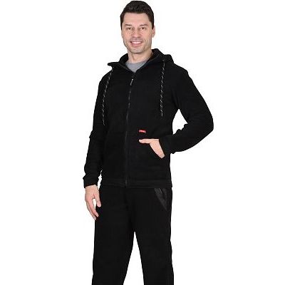 Куртка флисовая СИРИУС-Меркурий черная