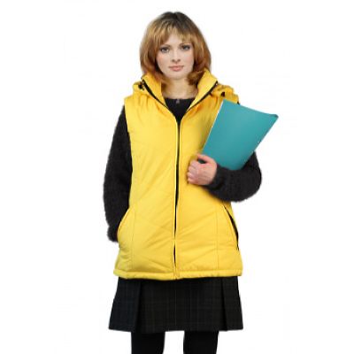 Жилет женский Gerkon Delta утеплённый т. Дюспа Желтый