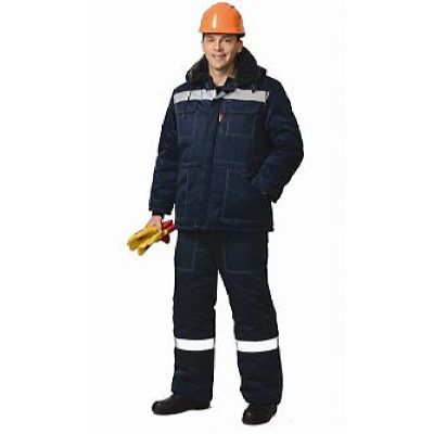 Костюм СИРИУС-ЛЕГИОНЕР-2: куртка, п/комбинезон темно-синий с СОП