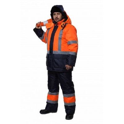 Костюм Трасса оранжевый/синий ДОР505